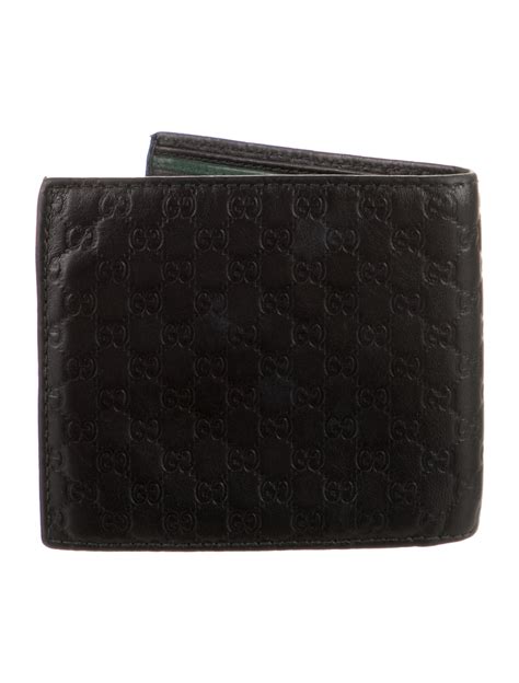 vintage gucci bifold wallet|Gucci bifold wallet microguccissima.